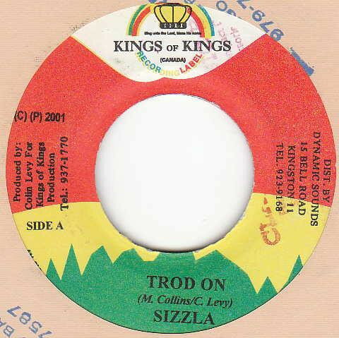 【中古】ジャマイカ7” Sizzla / Iley Dread Trod On / Prayer NONE Kings Of Kings /00080