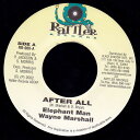 【中古】米7” Elephant Man / Wayne Marshall After All RR006 Rattler Records /00080