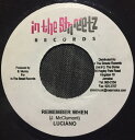 【中古】ジャマイカ7” Luciano Remember When NONE In The Streetz Recor /00080(2)