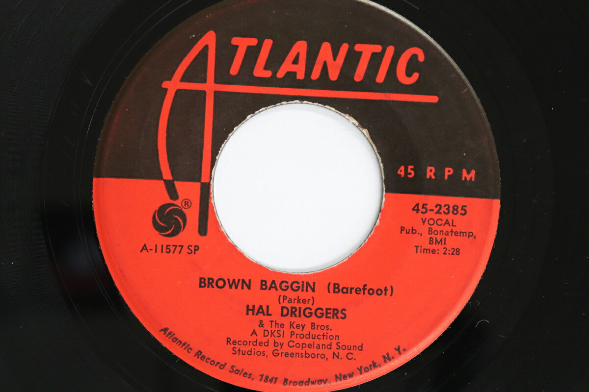 【中古】米7” Hal Driggers &amp; The Key Bros. Brown Baggin (Barefoot) / Black Pepper 452385 ATLANTIC /00080