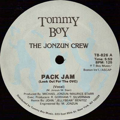 12” Jonzun Crew Pack Jam (Look Out For The OVC) TB826 Tommy Boy /00250