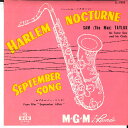 【中古】7” Sam (The Man) Taylor His Tenor Harlem Nocturne / September Song LL2003 MG...