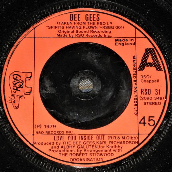 【中古】7インチ Bee Gees Love You Inside Out / Im Satisfied RSO31 RSO