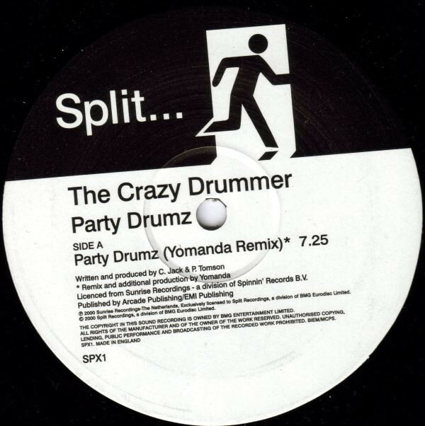 【中古】英2x12” Crazy Drummer Party Drumz SPX1 Split Recordings /00500