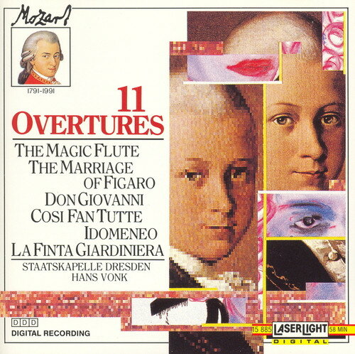 šCD Mozart Little Night Music 17: Eleven Overtures 15885 LaserLight Digital /00110