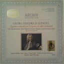 【中古】欧LP Georg Friedrich H?ndel Quattro Concerti Per Lorgano Ed Altri Stromenti -...