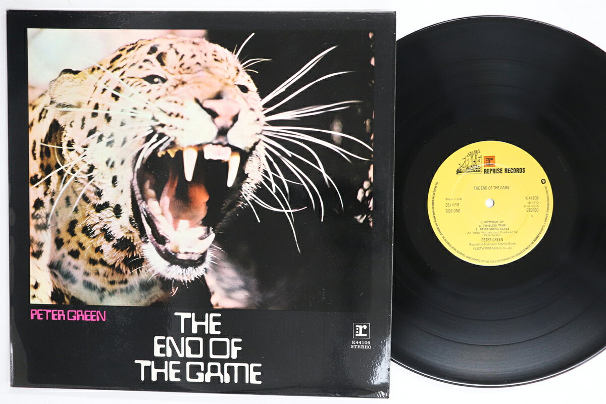 ・アーティスト Peter Green ・タイトル End Of The Game ・レーベル・型番 REPRISE K44106 ・フォーマット LPレコード ・コンディション(盤) 良い (VG+) ・コンディション(ジャケット) 良い (VG+) ・コンディション(帯) オビなし ・特記事項 実際に発送される商品の画像です 【ご購入前に必ずご確認ください】 ・本店サイト(www.recordcity.jp)とは価格、送料が違います ・本店サイト、その他支店のオーダーとは同梱発送できません ・注文確定後に別の注文を頂いた場合、注文同士の同梱は致しかねます。 ・別倉庫から発送しているため、店頭受け渡しは対応しておりません ・一部商品は他の通販サイトでも販売しているため、ご注文のタイミングによっては商品のご用意ができない場合がございます。 ・土日祝日はお休みです 金曜・祝前日9時以降のご連絡またはご入金は、返答または発送が週明け・祝日明けに順次対応となります。 ・ご購入後のキャンセル不可 ご購入後のキャンセルはいかなる理由においてもお受けできません。ご了承の上、ご購入くださいませ。 ・日本郵便(ゆうパック/ゆうメール)によるお届けになります。 ・中古品であることをご理解ください 当ストアでは中古商品を主に販売しております。中古品であることをご理解の上ご購入ください。また、一部商品はRecordCityオンラインストアで試聴可能です。 ・返品について お客様のご都合による返品は一切承っておりません。 表記の内容と実際の商品に相違がある場合、また針飛び等で返品・返金をご希望される場合は、商品の到着後1週間以内にご連絡ください。商品の返送をこちらで確認後、キャンセル・返金を行います。 コンディションVG以下の商品は返品できません。プレイに影響のない表面のこすれ傷、プレス起因のノイズ盤は返品の対象外です。 【コンディション表記】 ・ほぼ新品(M-)(Like New) 完全な新品。未使用。当店ではほぼ使用しません ・非常に良い(EX)(Excellent) 中古盤として美品な状態。わずかな経年を感じるものの傷みを感じさせない、当店基準で最高の状態 ・良い(VG+)(Very Good Plus) 丁寧に扱われた中古品で、軽い使用感がみられる。 ・可(VG)(Acceptable) 使い込まれた中古品で、「良い」よりもさらに使用感がみられる。 ・悪い(VG-)(Bad) 状態が悪いアイテム。使用の保障はなく、再生不可、針飛び、目立つノイズがあるかもしれない。状態によるクレーム不可。返品不可。 ・非常に悪い(G)(Very Bad) 「悪い」よりさらに状態が悪いアイテム。使用の保障はなく、再生不可、針飛び、目立つノイズがあるかもしれない。状態によるクレーム不可。返品不可。 ・ジャンク(Fair)(Junk/Fair) 割れている、反っている、水ダメージがある、カビ、ジャケットが分離している、ひどい書き込み、ひどい擦れなど最低の状態。使用の保障はなく、再生不可、針飛び、目立つノイズがあるかもしれない。状態によるクレーム不可。返品不可。 ・ジャンク(Poor)(Junk/Poor) 割れている、反っている、水ダメージがある、カビ、ジャケットが分離している、ひどい書き込み、ひどい擦れなど最低の状態。使用の保障はなく、再生不可、針飛び、目立つノイズがあるかもしれない。状態によるクレーム不可。返品不可。