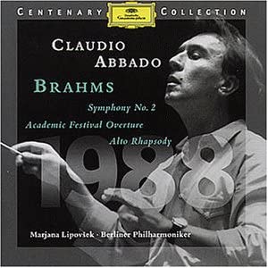 【中古】独CD Abbado Berlin Po Brahms Symphony No.2 /00110
