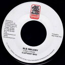 【中古】ジャマイカ7” Elephant Man / Busy Signal Ele Melody / Wuk Gyal NONE Black Chiney R...