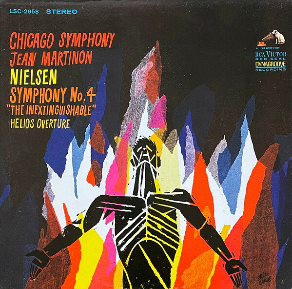 【中古】米LP Carl Nielsen / Chicago Symphon Symphony No. 4 ”The Inextinguishable” - Helios Over LSC2958 RCA Victor Red Seal /00260