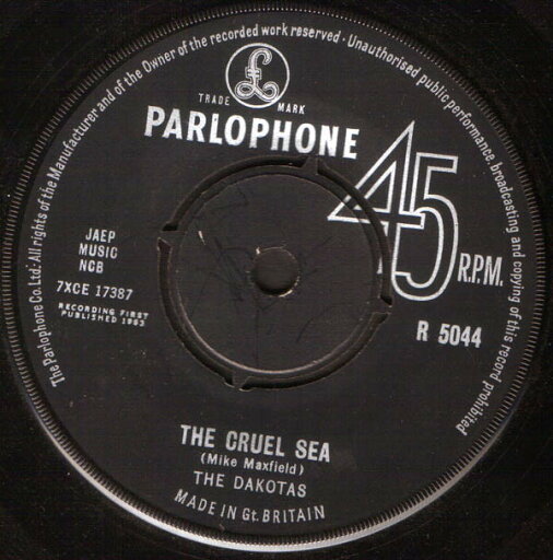 【中古】英7” Dakotas The Cruel Sea R5044 Parlophone /00080 【中古】英7” Dakotas The Cruel Sea R5044 Parlophone /00080