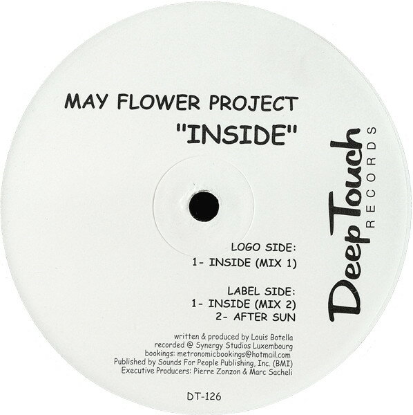 ・アーティスト Mayflower Project ・タイトル Inside ・レーベル・型番 Deep Touch Records DT126 ・フォーマット 12インチレコード ・コンディション(盤) 良い (VG+) ・コンディション(ジャケット) プレインカバー（元ジャケット／カバー無し） ・コンディション(帯) オビなし ・特記事項 【盤に目立った跡】 サンプル画像です。実際の商品の画像ではありません 商品写真はバーコード/カタログ番号に対応したサンプル画像ですので、お送りする商品の画像ではありません。帯やライナーなどの付属品は、特記事項に記載されている場合のみ含まれます。プロモやカラーレコードなどの仕様についても、該当する場合のみ特記事項に記載しています。 【ご購入前に必ずご確認ください】 ・本店サイト(www.recordcity.jp)とは価格、送料が違います ・本店サイト、その他支店のオーダーとは同梱発送できません ・注文確定後に別の注文を頂いた場合、注文同士の同梱は致しかねます。 ・別倉庫から発送しているため、店頭受け渡しは対応しておりません ・一部商品は他の通販サイトでも販売しているため、ご注文のタイミングによっては商品のご用意ができない場合がございます。 ・土日祝日はお休みです 金曜・祝前日9時以降のご連絡またはご入金は、返答または発送が週明け・祝日明けに順次対応となります。 ・ご購入後のキャンセル不可 ご購入後のキャンセルはいかなる理由においてもお受けできません。ご了承の上、ご購入くださいませ。 ・日本郵便(ゆうパック/ゆうメール)によるお届けになります。 ・中古品であることをご理解ください 当ストアでは中古商品を主に販売しております。中古品であることをご理解の上ご購入ください。また、一部商品はRecordCityオンラインストアで試聴可能です。 ・返品について お客様のご都合による返品は一切承っておりません。 表記の内容と実際の商品に相違がある場合、また針飛び等で返品・返金をご希望される場合は、商品の到着後1週間以内にご連絡ください。商品の返送をこちらで確認後、キャンセル・返金を行います。 コンディションVG以下の商品は返品できません。プレイに影響のない表面のこすれ傷、プレス起因のノイズ盤は返品の対象外です。 【コンディション表記】 ・ほぼ新品(M-)(Like New) 完全な新品。未使用。当店ではほぼ使用しません ・非常に良い(EX)(Excellent) 中古盤として美品な状態。わずかな経年を感じるものの傷みを感じさせない、当店基準で最高の状態 ・良い(VG+)(Very Good Plus) 丁寧に扱われた中古品で、軽い使用感がみられる。 ・可(VG)(Acceptable) 使い込まれた中古品で、「良い」よりもさらに使用感がみられる。 ・悪い(VG-)(Bad) 状態が悪いアイテム。使用の保障はなく、再生不可、針飛び、目立つノイズがあるかもしれない。状態によるクレーム不可。返品不可。 ・非常に悪い(G)(Very Bad) 「悪い」よりさらに状態が悪いアイテム。使用の保障はなく、再生不可、針飛び、目立つノイズがあるかもしれない。状態によるクレーム不可。返品不可。 ・ジャンク(Fair)(Junk/Fair) 割れている、反っている、水ダメージがある、カビ、ジャケットが分離している、ひどい書き込み、ひどい擦れなど最低の状態。使用の保障はなく、再生不可、針飛び、目立つノイズがあるかもしれない。状態によるクレーム不可。返品不可。 ・ジャンク(Poor)(Junk/Poor) 割れている、反っている、水ダメージがある、カビ、ジャケットが分離している、ひどい書き込み、ひどい擦れなど最低の状態。使用の保障はなく、再生不可、針飛び、目立つノイズがあるかもしれない。状態によるクレーム不可。返品不可。