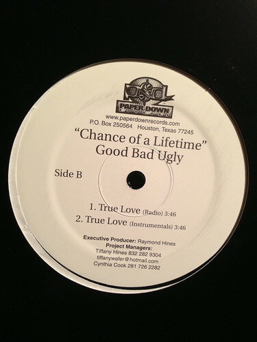 【中古】米12” Good Bad Ugly Chance Of A Lifetime NONE Paper Down Records /00250