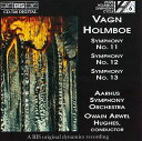【中古】スウェーデンCD オヴァイン・アルヴェル・フーエ ホムルボー:交響曲 第11番、12番、13番 BISCD728 BIS /00110