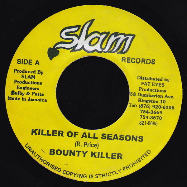 【中古】ジャマイカ7” Bounty Killer Killer Of All Seasons NONE Slam Records (2) /00080