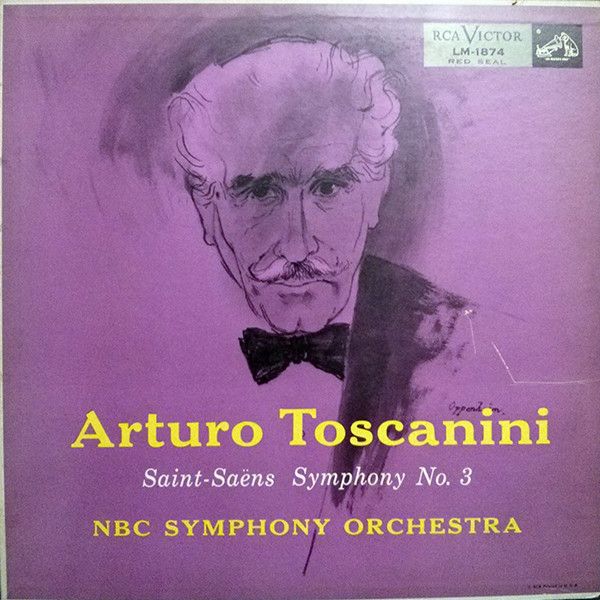 【中古】LP アルトゥーロ・トスカニーニ, Nb サン・サーンス 交響曲 第3番 LM1874 RCA Victor Red Seal