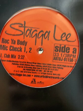 米12” Stagga Lee Roc Ya Body Mic Check 1,2 ARTDJ011501 Artist Direct Record プロモ /00250