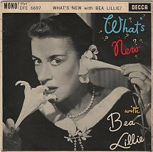 Artist Name: B - 【中古】英7” Beatrice Lillie Whats New With Bea Lillie DFE6697 Decca /00080