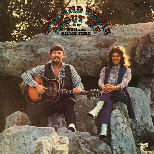 【中古】米LP Ken & Billie Ford Stop And Think About Me SLP100 Saddle Records /00260