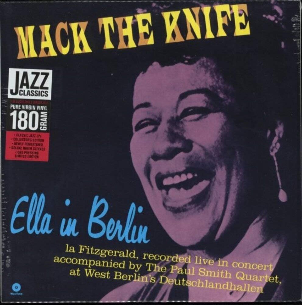 Artist Name: J - 【新品】LP Ella Fitzgerald Mack The Knife - Ella In Berlin(180g) 771694 WaxTime 未開封 /00260