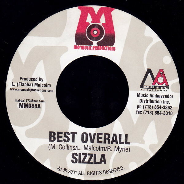 【中古】米7” Sizzla Best Overall MM088 Mo Music Productions /00080