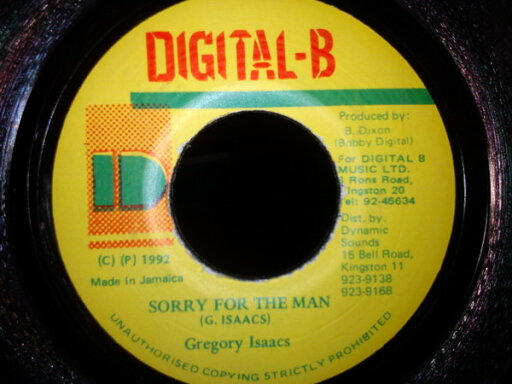 【中古】ジャマイカ7” Gregory Isaacs Sorry For The Man NONE DIGITAL-B /00080 【中古】ジャマイカ7” Gregory Isaacs Sorry For The Man NONE DIGITAL-B /00080