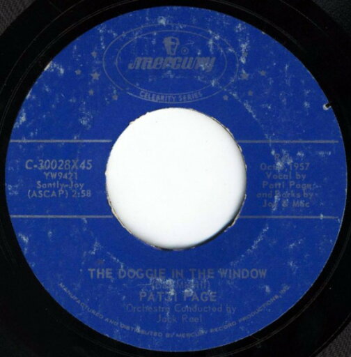 【中古】米7” Patti Page The Doggie In The Window / Cross Over The Bridge C30028X45 Mercury /00080 【中古】米7” Patti Page The Doggie In The Window / Cross Over The Bridge C30028X45 Mercury /00080