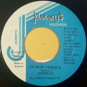 【中古】ジャマイカ7” Dominic Year In Jamaica NONE Jammys Records /00080