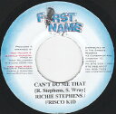 【中古】ジャマイカ7” Richie Stephens / Frisco Kid Cant Do Me That NONE First Name Music /...