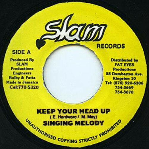 【中古】ジャマイカ7” Singing Melody Keep Your Head Up NONE Slam Records (2) /00080