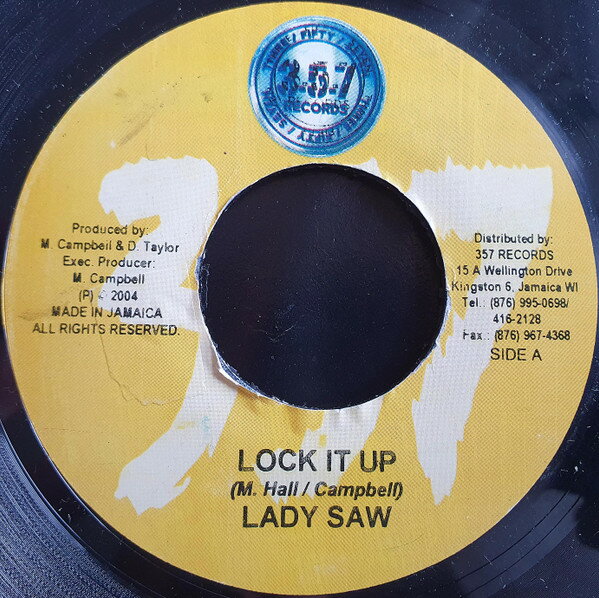 【中古】ジャマイカ7” Lady Saw / Wayne Wonder Lock It Up / Guns Blazing NONE 357 Records /00080