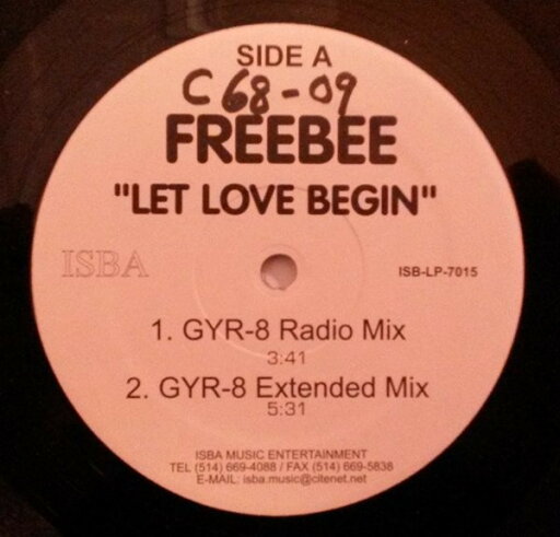 【中古】加12” Freebee Let Love Begin ISBLP7015 ISBA Music Entertain /00250 【中古】加12” Freebee Let Love Begin ISBLP7015 ISBA Music Entertain /00250