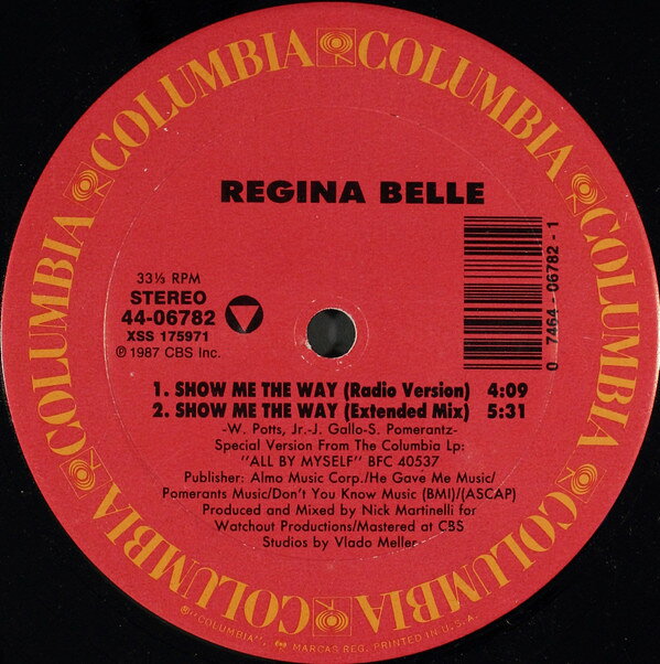 ・アーティスト Regina Belle ・タイトル Show Me The Way ・レーベル・型番 Columbia 4406782 ・フォーマット 12" ・コンディション(盤) 良い (VG+) ・コンディション(ジャケット) プレインカバー（元ジャケット／カバー無し） ・コンディション(帯) オビなし ・特記事項 サンプル画像です。実際の商品の画像ではありません 商品写真はバーコード/カタログ番号に対応したサンプル画像ですので、お送りする商品の画像ではありません。帯やライナーなどの付属品は、特記事項に記載されている場合のみ含まれます。プロモやカラーレコードなどの仕様についても、該当する場合のみ特記事項に記載しています。 【ご購入前に必ずご確認ください】 ・本店サイト(www.recordcity.jp)とは価格、送料が違います ・本店サイト、その他支店のオーダーとは同梱発送できません ・注文確定後に別の注文を頂いた場合、注文同士の同梱は致しかねます。 ・別倉庫から発送しているため、店頭受け渡しは対応しておりません ・一部商品は他の通販サイトでも販売しているため、ご注文のタイミングによっては商品のご用意ができない場合がございます。 ・土日祝日はお休みです 金曜・祝前日9時以降のご連絡またはご入金は、返答または発送が週明け・祝日明けに順次対応となります。 ・ご購入後のキャンセル不可 ご購入後のキャンセルはいかなる理由においてもお受けできません。ご了承の上、ご購入くださいませ。 ・日本郵便(ゆうパック/ゆうメール)によるお届けになります。 ・中古品であることをご理解ください 当ストアでは中古商品を主に販売しております。中古品であることをご理解の上ご購入ください。また、一部商品はRecordCityオンラインストアで試聴可能です。 ・返品について お客様のご都合による返品は一切承っておりません。 表記の内容と実際の商品に相違がある場合、また針飛び等で返品・返金をご希望される場合は、商品の到着後1週間以内にご連絡ください。商品の返送をこちらで確認後、キャンセル・返金を行います。 コンディションVG以下の商品は返品できません。プレイに影響のない表面のこすれ傷、プレス起因のノイズ盤は返品の対象外です。 【コンディション表記】 ・ほぼ新品(M-)(Like New) 完全な新品。未使用。当店ではほぼ使用しません ・非常に良い(EX)(Excellent) 中古盤として美品な状態。わずかな経年を感じるものの傷みを感じさせない、当店基準で最高の状態 ・良い(VG+)(Very Good Plus) 丁寧に扱われた中古品で、軽い使用感がみられる。 ・可(VG)(Acceptable) 使い込まれた中古品で、「良い」よりもさらに使用感がみられる。 ・悪い(VG-)(Bad) 状態が悪いアイテム。使用の保障はなく、再生不可、針飛び、目立つノイズがあるかもしれない。状態によるクレーム不可。返品不可。 ・非常に悪い(G)(Very Bad) 「悪い」よりさらに状態が悪いアイテム。使用の保障はなく、再生不可、針飛び、目立つノイズがあるかもしれない。状態によるクレーム不可。返品不可。 ・ジャンク(Fair)(Junk/Fair) 割れている、反っている、水ダメージがある、カビ、ジャケットが分離している、ひどい書き込み、ひどい擦れなど最低の状態。使用の保障はなく、再生不可、針飛び、目立つノイズがあるかもしれない。状態によるクレーム不可。返品不可。 ・ジャンク(Poor)(Junk/Poor) 割れている、反っている、水ダメージがある、カビ、ジャケットが分離している、ひどい書き込み、ひどい擦れなど最低の状態。使用の保障はなく、再生不可、針飛び、目立つノイズがあるかもしれない。状態によるクレーム不可。返品不可。