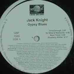 ・アーティスト Jack Knight ・タイトル Gypsy Blues ・レーベル・型番 Universal Records U8P1556 ・フォーマット 12" ・コンディション(盤) 良い (VG+) ・コンディション(ジャケット...