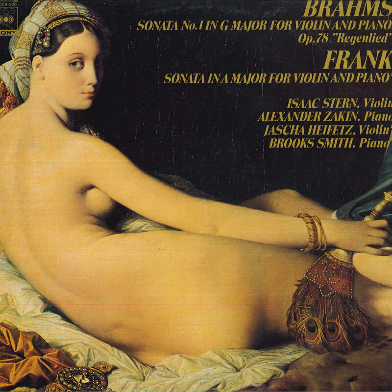 ・アーティスト アイザック・スターン（ヴァイオリン）/アレクサンダー・ザーキン（ピアノ）/ヤッシャ・ハイフェッツ（ヴァイオリン）/ブルックス・スミス（ピアノ） ・タイトル ブラームス:ヴァイオリン・ソナタ 第1番 ト長調 作品78「雨の歌」...