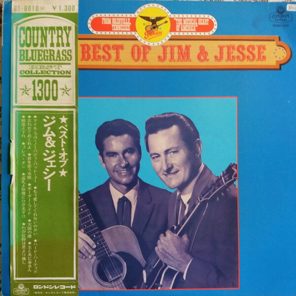 쥳ɥƥ ŷԾŹ㤨֡šLP Jim & Jesse Best Of Jim & Jesse GT6010 LONDON /00260פβǤʤ528ߤˤʤޤ