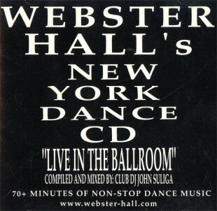 Artist Name: S - 【中古】CD Various Artists Webster Halls New York Dance CD : Live In The Ballr WH00012 Webster Hall Records /00110