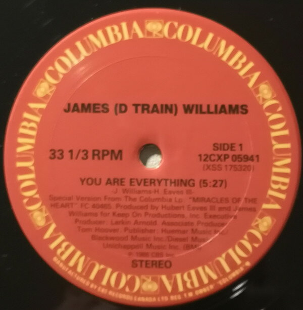 ・アーティスト James "D-Train" Williams ・タイトル You Are Everything ・レーベル・型番 Columbia 12CXP05941 ・フォーマット 12" ・コンディション(盤) 良い (VG+) ・コンディション(ジャケット) プレインカバー（元ジャケット／カバー無し） ・コンディション(帯) オビなし ・特記事項 【レーベルに書き込み】 サンプル画像です。実際の商品の画像ではありません 商品写真はバーコード/カタログ番号に対応したサンプル画像ですので、お送りする商品の画像ではありません。帯やライナーなどの付属品は、特記事項に記載されている場合のみ含まれます。プロモやカラーレコードなどの仕様についても、該当する場合のみ特記事項に記載しています。 【ご購入前に必ずご確認ください】 ・本店サイト(www.recordcity.jp)とは価格、送料が違います ・本店サイト、その他支店のオーダーとは同梱発送できません ・注文確定後に別の注文を頂いた場合、注文同士の同梱は致しかねます。 ・別倉庫から発送しているため、店頭受け渡しは対応しておりません ・一部商品は他の通販サイトでも販売しているため、ご注文のタイミングによっては商品のご用意ができない場合がございます。 ・土日祝日はお休みです 金曜・祝前日9時以降のご連絡またはご入金は、返答または発送が週明け・祝日明けに順次対応となります。 ・ご購入後のキャンセル不可 ご購入後のキャンセルはいかなる理由においてもお受けできません。ご了承の上、ご購入くださいませ。 ・日本郵便(ゆうパック/ゆうメール)によるお届けになります。 ・中古品であることをご理解ください 当ストアでは中古商品を主に販売しております。中古品であることをご理解の上ご購入ください。また、一部商品はRecordCityオンラインストアで試聴可能です。 ・返品について お客様のご都合による返品は一切承っておりません。 表記の内容と実際の商品に相違がある場合、また針飛び等で返品・返金をご希望される場合は、商品の到着後1週間以内にご連絡ください。商品の返送をこちらで確認後、キャンセル・返金を行います。 コンディションVG以下の商品は返品できません。プレイに影響のない表面のこすれ傷、プレス起因のノイズ盤は返品の対象外です。 【コンディション表記】 ・ほぼ新品(M-)(Like New) 完全な新品。未使用。当店ではほぼ使用しません ・非常に良い(EX)(Excellent) 中古盤として美品な状態。わずかな経年を感じるものの傷みを感じさせない、当店基準で最高の状態 ・良い(VG+)(Very Good Plus) 丁寧に扱われた中古品で、軽い使用感がみられる。 ・可(VG)(Acceptable) 使い込まれた中古品で、「良い」よりもさらに使用感がみられる。 ・悪い(VG-)(Bad) 状態が悪いアイテム。使用の保障はなく、再生不可、針飛び、目立つノイズがあるかもしれない。状態によるクレーム不可。返品不可。 ・非常に悪い(G)(Very Bad) 「悪い」よりさらに状態が悪いアイテム。使用の保障はなく、再生不可、針飛び、目立つノイズがあるかもしれない。状態によるクレーム不可。返品不可。 ・ジャンク(Fair)(Junk/Fair) 割れている、反っている、水ダメージがある、カビ、ジャケットが分離している、ひどい書き込み、ひどい擦れなど最低の状態。使用の保障はなく、再生不可、針飛び、目立つノイズがあるかもしれない。状態によるクレーム不可。返品不可。 ・ジャンク(Poor)(Junk/Poor) 割れている、反っている、水ダメージがある、カビ、ジャケットが分離している、ひどい書き込み、ひどい擦れなど最低の状態。使用の保障はなく、再生不可、針飛び、目立つノイズがあるかもしれない。状態によるクレーム不可。返品不可。