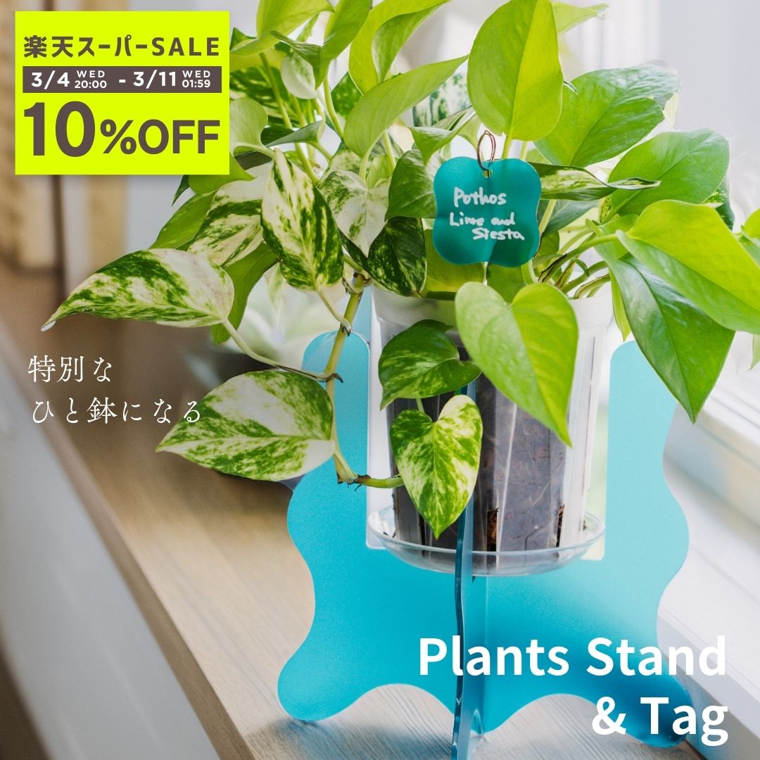 【10%OFF】atelight plants stand & name tag 《スタンド&ネームタグセット》植物 スタンド 透明鉢 透明スリット 鉢 ネガミエル にも 鉢台 植木鉢 透明 クリア カラフル 半透明 観葉植物 鉢 アクリル アクリル雑貨 植物雑貨 韓国風 プレゼント 植物 韓国インテリア