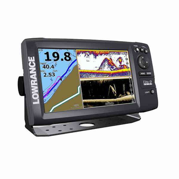 【在庫限り】ローランス/LOWRANCE 魚群探知機/魚探 Elite9 Elite-9 CHIRP 浅場用振動子付■Elite-9 CHIRP HDIL-T■日本語モデル/日本語マニュアル付【即納】送料無料 在庫一掃セール エリート9【ジオフェンス制限無し 摂氏 メートル表示】