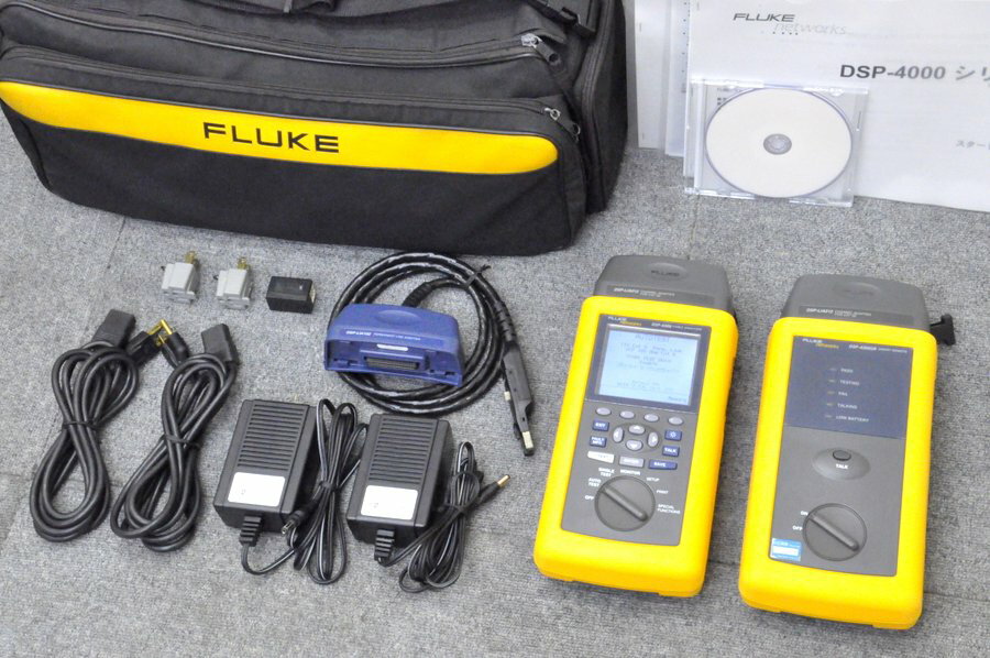 【激安セール品】FLUKE /フルーク ケーブルアナライザー DSP-4300■LANケーブル 測定機器■LANテスター■光ファイバ施設■ケーブルの敷設やネット...