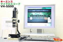 【フルセット品】【動作保証】KEYENCE/キーエンス デジタルマイクロスコープ VH-5500 本体+カメラ+ズームレンズ VH-Z25+VH回転スタンド■計...