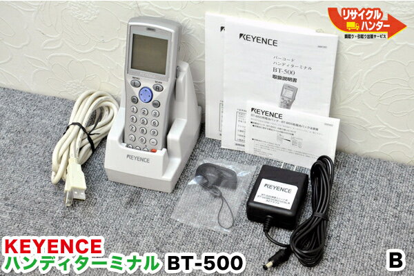 【傷汚れ有り】キーエンス/KEYENCE ハンディ スキャナ BT-500■通信ユニット付【中古】