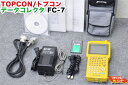 【基本観測】TOPCON/トプコン データコレクタ FC-7 基本観測プログラムカード インターフェイスケーブル A-16 PC用ケーブル P1付■【中古】トータルステーション 測量機器も多数ご用意！