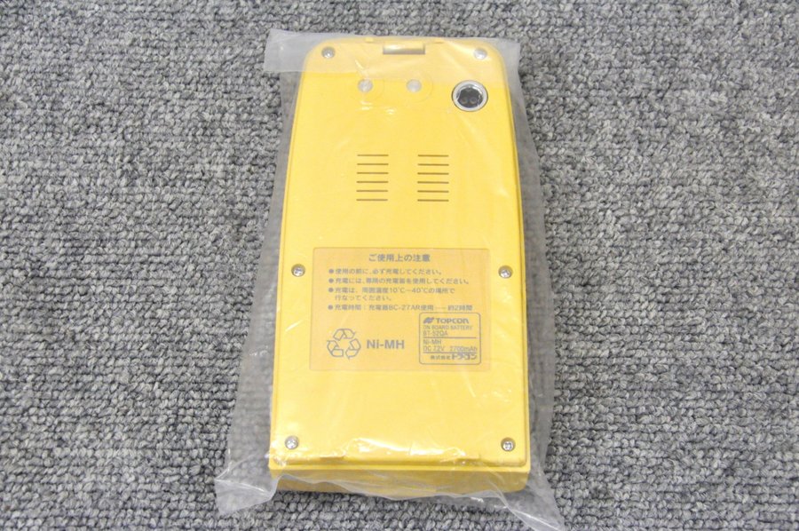 【純正品・リフレッシュ済み・バッテリー新品】TOPCON/トプコン トータルステーション用 バッテリー BT-52QA■使用可能機種:CS-101 CS-101F CS-102 CS-102F GPT-1003等■BC-27シリーズが対応 BC-27AR・BC-27CR・BC-27M
