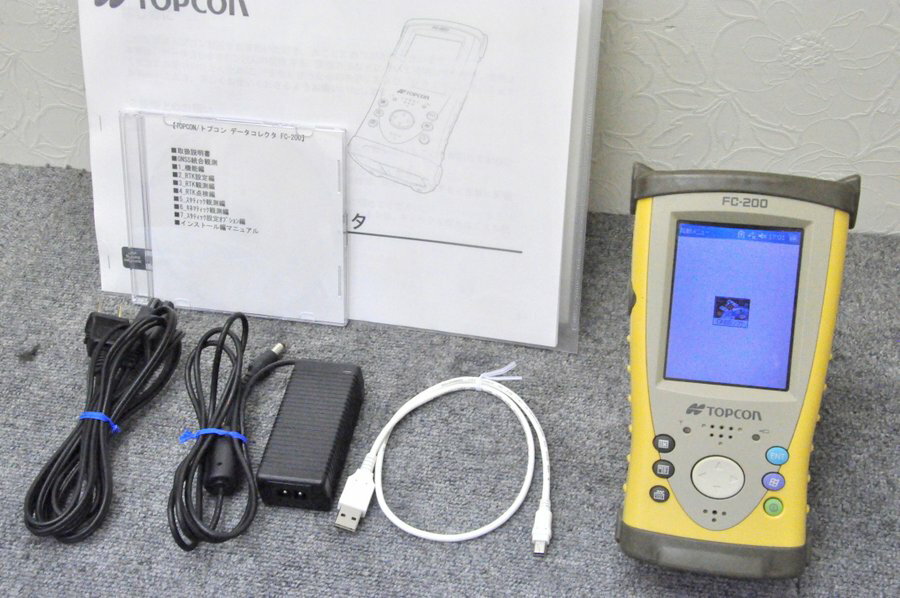 Rakuten - 【監督さんV】TOPCON/トプコン トータルステーション用 データコレクタ FC-200■監督さん．Vプログラムカード CFカード付 ■【中古】トータルステーション・測量機器も多数ご用意！