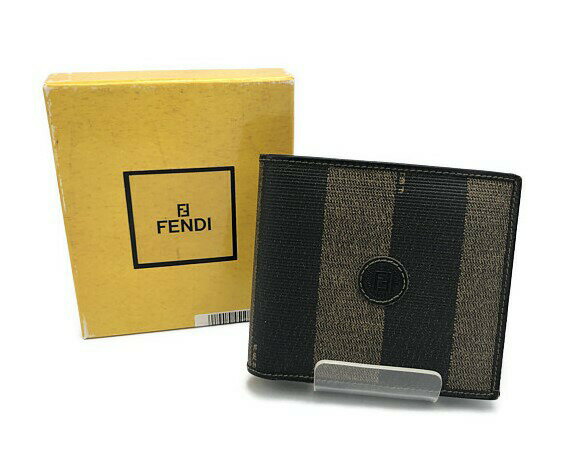 【中古】 FENDI フェンディ 財布 ぺカン 2つ折り