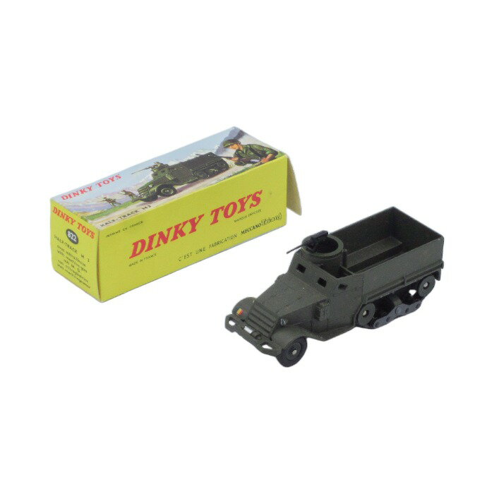 【中古】 DINKY TOYS 822 HALF-TRACK M 3 avec mitrailleuse with machinegun mit M.G. co...