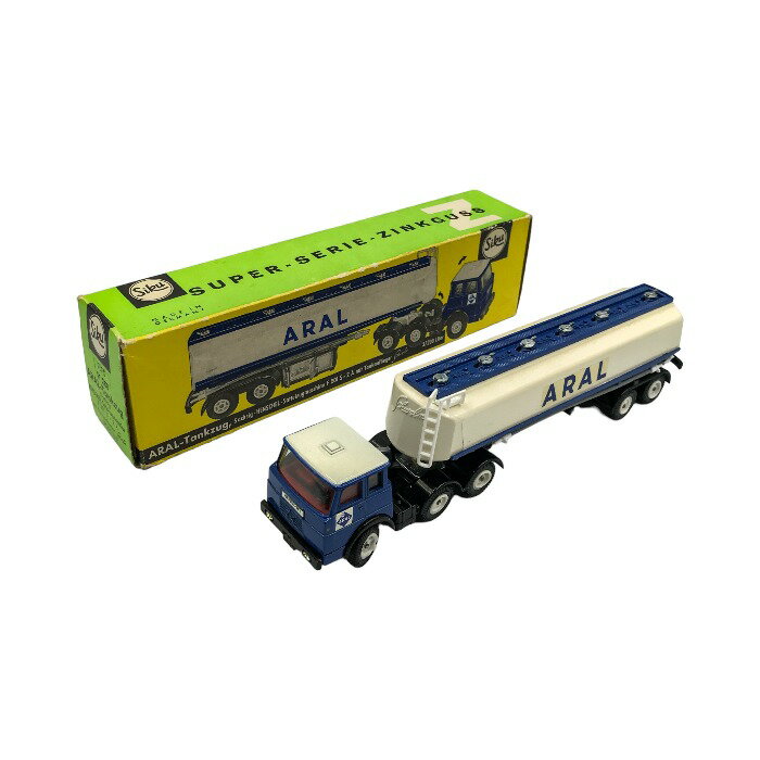 【中古】 Siku V 288 ARAL-Tankzug 5 achsig HENSCHEL-Sattelzugmaschine F 201 S-2A mit ...