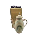 【中古】 竹内真三郎 水注 ポット 釉彩 4